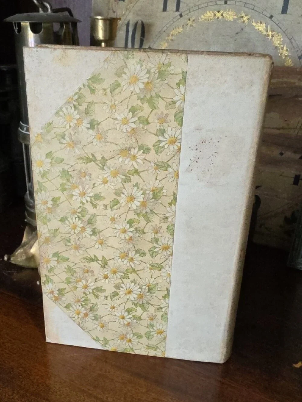 Decorative Beige Hardback Book - Vintage Style